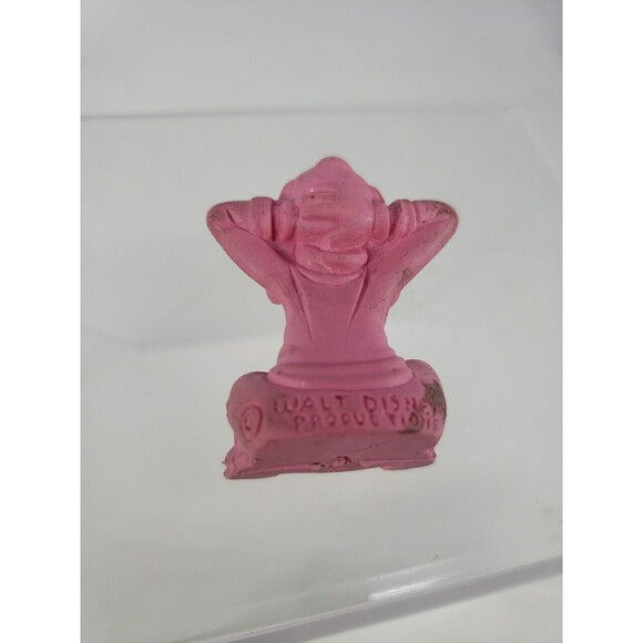 Walt Disney Productions Goofy Pink Rubber Figure 1960s Rare Uncommon Vintage - Picture 14 of 16